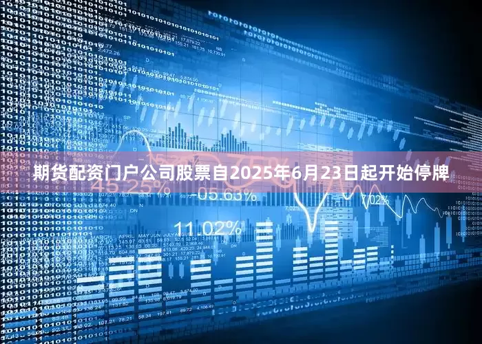 期货配资门户公司股票自2025年6月23日起开始停牌